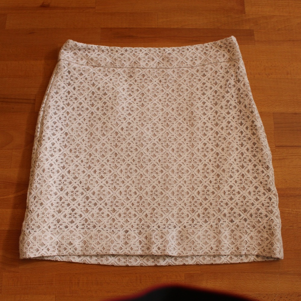 LOFT Lace Mini Skirt